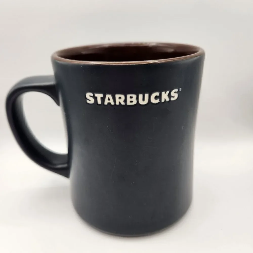 Starbucks 2011 French Roast 16 oz. Etched Bone China Coffee Mug